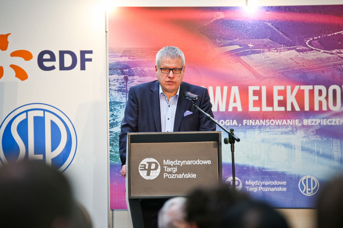 Prowadzący konferencję Jacek Nowicki - Sekretarz Generalny SEP